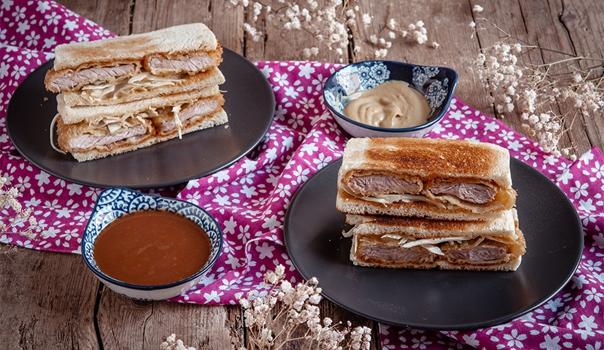 Katsu sando con cotoletta di vitello