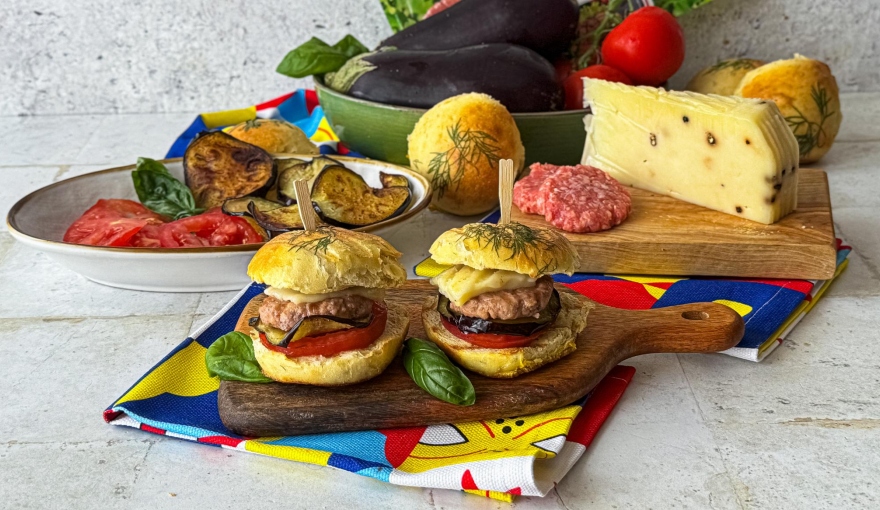 Mini hamburger siciliani