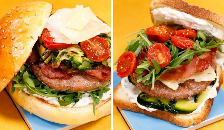 Doppio burger di vitello