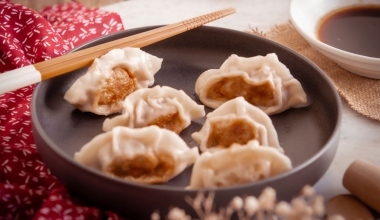 Gyoza con vitello