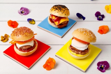 Mini burger di vitello di primavera