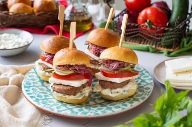 Miniburger alla greca