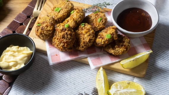 Nuggets di vitello al forno
